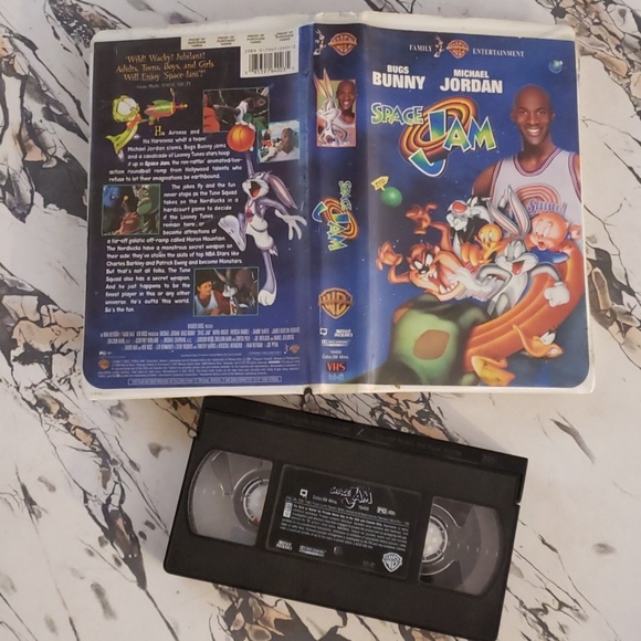 Warner Bros. Other Michael Jordan Space Jam Vhs Tape 640 Poshmark